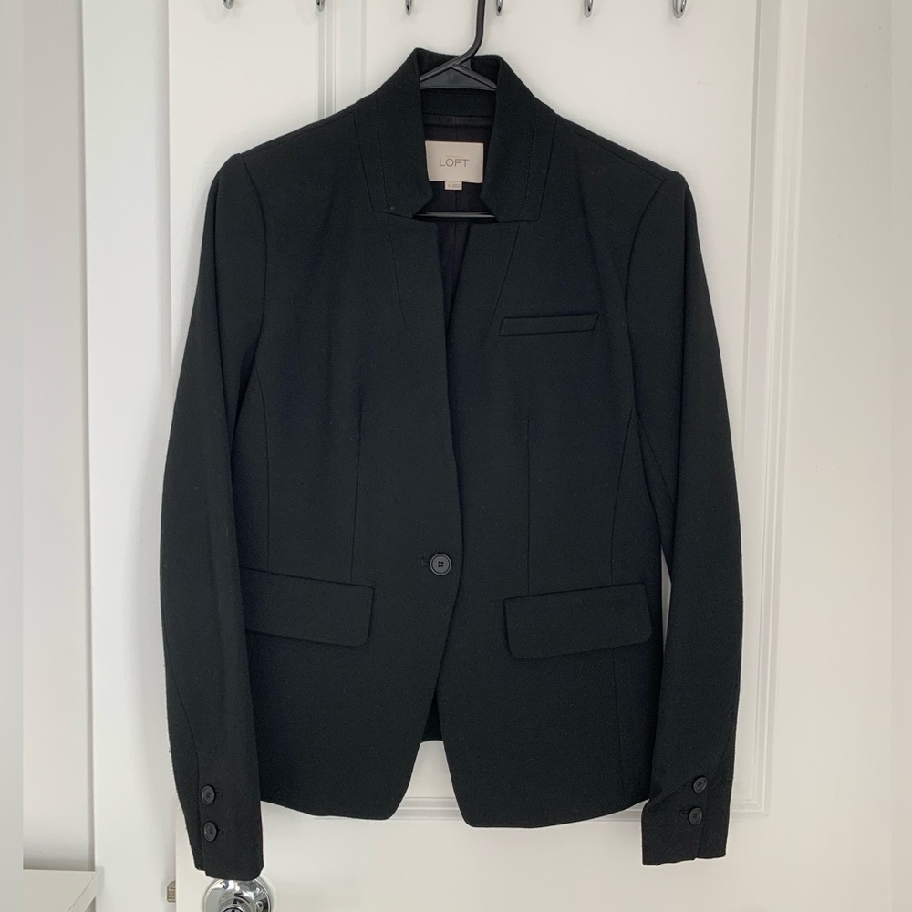 LOFT Collar Blazer - Size 0